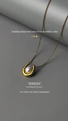 Can't get enough with our serena necklace? ✨🤝🏻  SHOP NOW!! ✨🛒  #hbjewelry #nontarnish #jewelry #minimalist #goldplatedjewelry #hypoallergenic #nontarnishjewelry  #jewelry #accessories #TikTokShopFashion #TikTokShopFUNPayday #serenanecklace 