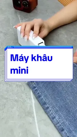 Máy khâu mini cầm tay tiện dụng #maykhaumini #camtay #dodungtienich #tiktok 