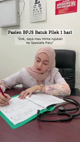 terlalu sering 🥲 karena BPJS juga punya aturan dan ada 144 penyakit yg tdk bisa dirujuk  #dokter 