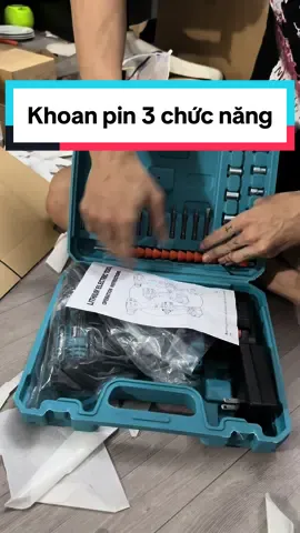 Khoan pin 3 chức năng #maykhoanpin #maykhoanpinmakita #maykhoancamtay #maykhoan3chucnang #khoanpin 
