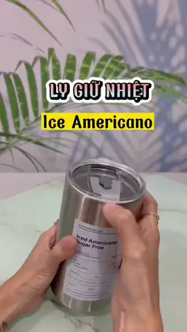 Ly Giữ Nhiệt Iced Americano Inox 304 Đúc Liền Khối Cao Cấp Có Nắp Đậy Tặng Kèm Ống Hút Hàng Loại 1 #ly #cốcgiữnhiệt #lynuoc #bìnhnuoc #vănphòng #xuhuong 