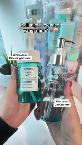 Kalo kalian suka pake yang mana?  #skincaretips #skincareroutine #cleanserviral #facialwash #skintific #fyp #fypシ #pencucimuka 