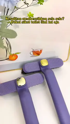 Sikat toilet 3in1, kepala sikat bisa berputar 360 derajat ✨🥰