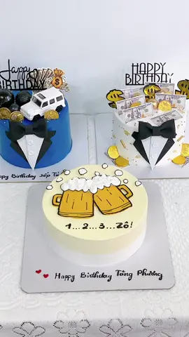 Mẫu bánh sinh nhật cho nam #banhgatohanoi #banhsinhnhathanoi #banhkemtheoyeucau #banhgato 