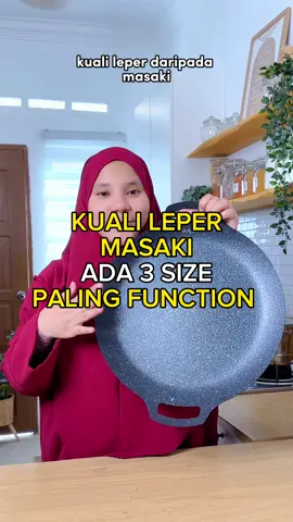 Kuali leper size besar dah restock ni korangg berbaloii belii boleh masak macam macam #kualileper #kualileperviral #kualilepernonstick #kualileperrotijala 