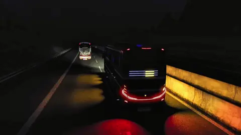 posisi masih di toll transjawa, jam mepet,  jangan lup sen kanan abang q,, #modbussfree  #busshdtronton  #modmapjatrav3gabungansumatra  #ets2indonesia  #ets2  #eurotrucksimulator2 