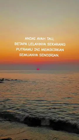 Ombaknya terlalu besar yah, perahuku terlalu kecil🥀 #brokenhome #notifsenja #sadboy #patahhati #brokenquotes #avengedsevenfold #sofaraway #dangerline #sunset #sedih #pantaiselatan #fyp 