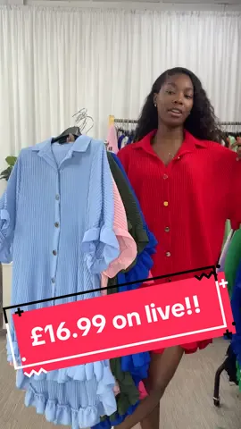 Hot! Joun the live for more!! #everydayfashionfinds #ttselection #fyp #fypシ゚viral #outfits #fashion #OOTD #bargain #summer2024 #tiktok #Summer #new #bargainshopping #bestseller #dress #summerdress #shirtdress 