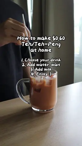 Teh, teh peng, teh-c peng, teh-o siew dai, every local teh order however you like #tiktoksg #sgfoodie