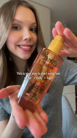 I love using the elvital extraordinary oil from @L’Oréal Paris 💘 #hairoil #loreal #beauty #shinyhair #ugccreator #viral 