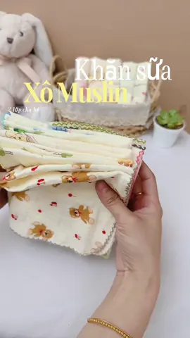 Dòng khăn sữa xô chưa bao giờ hết HOT, mà giá rẻ quá trời nè các Ba Mẹ ơii💕💕💕 #susaubaby #mevabe #lammethongthai #landaulamme #khansuachobe #muslin 