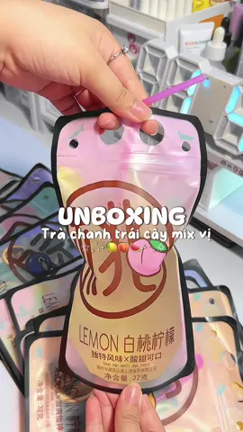 Mỗi ngày một vị siu ngon. Mà có 5 xu thui🤩 #nuocuongmuahe #giaikhatmuahe #trachabhtraicay #unbox #unboxing #anvatnoidia #xuhuong #foryou #fyp #trend #LearnOnTikTok #unboxwithTep 