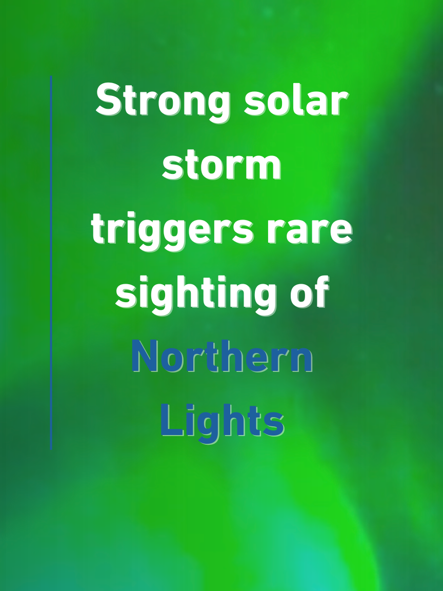 A geomagnetic storm has created the potential for a gorgeous show of the Northern lights for much of the northern portion of the United States.