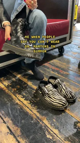 Who said that? Find your perfect summer shoes at drmartens.com. #DrMartens #Summer #DrMartensMules 