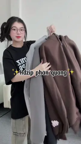 Tổng hợp các màu Hoodie zip phản quang nhà Tuiii 🖤🖤🛒🛒 #xuhuong #aokhoac #fypシ゚viral #aophanquang  
