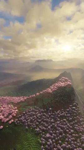 Render distance set to 800 using distant horizons #Minecraft #minecraftmods #minecraftshaders #gaming #distanthorizons 