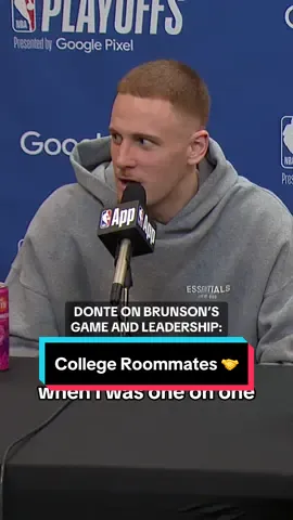 College roommates 🤝 NBA Playoff stage  #NBA #nbahighlights #knicks 