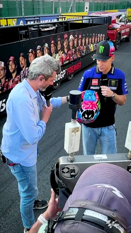 Not all heroes wear capes 🦸‍♂️ Some wear special helmets 😉 #MonsterYamaha | #MotoGP | #FrenchGP | #FQ20 | #FabioQuartararo | @fabioquartararo20 | @MotoGP™ 