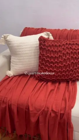 Kit corda terracota❤️ Link na bio✨#terracota #almofada #almofadacorda #almofadapompom #almofadaterracota #sala #sofa #mantas #mantaterracota 