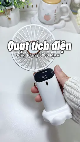 Mùa hè luôn mát mọi lúc mọi nơi cả nhà ơi #quattichdien #quatcamtay #xuhuong #unbox #muataitiktok 