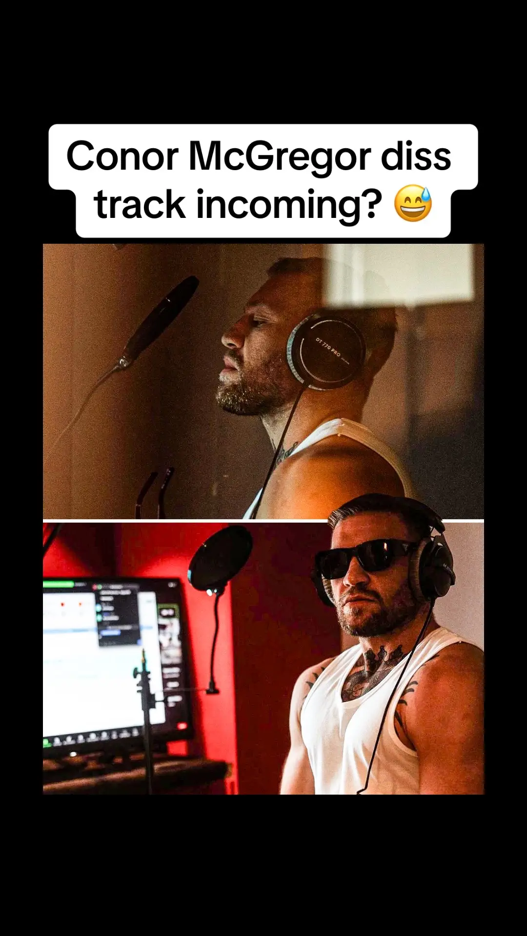 #conormcgregor #inthestudio 