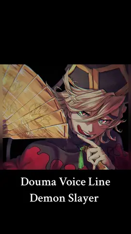 Douma Voice Line Demon Slayer 😱 #douma #doma #anime #manga #demonslayer #akaza #muzan #foryou #fyp 