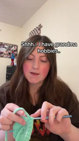 Grandma hobbies = being cool  💞 ✨  #crochet #crocheting #crochettiktok #crochettok #depop #depopseller #crochetplushies #crochetclothes #crochetamigurumi #SmallBusiness #crochetbikini #crochetshrug #catearbeanie #crochetersoftiktok #crochetersofinstagram 
