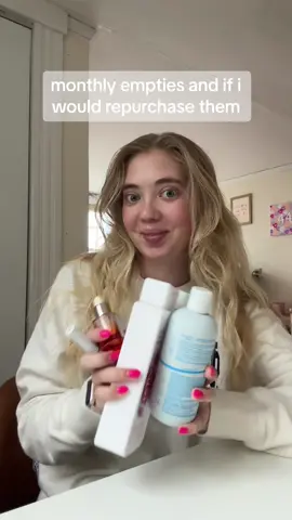 i love these videos 🧴#fyp #capcut #foryou #microinfluencer #microinfluencertiktok #monthlyempties #sundayreily #functionofbeauty #native #theordinary #CapCut 