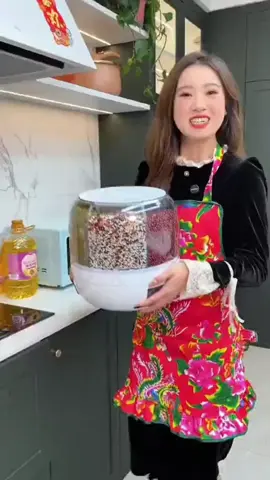 Dispensador de Granos 360° Para Almacenamiento en la Cocina 🚚
