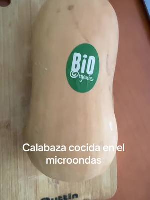 Calabaza cocida en el microondas #calabaza #microondas #cocer #healthy #saludable #cocinasaludable 