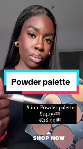 8in1 Mini Pro Face Powder Palette You already know this is all you need to bring out the beauty in you. It's super dope for highlights and contour as well.  Dm me We deliver worldwide •powder palette •powder palette black girl powder •palette uk •powder palette veebeauty  •powder palette black skin •powder palette set • powder palette •powder pale skin •powder palette beginner •powder palette contour #fyp #viraltiktok #SmallBusiness #tiktokuk #uktiktok🇬🇧uk #powderpalette #presspowder #powderbrows #powder #manchester #ukmakeup #blackmakeup #beauty #makeup #fpy_tiktok #fpyシ #makemeviral #settingpowder #blackskin #veebeautycosmetics #veebeauty #veebeautypowderpalette 