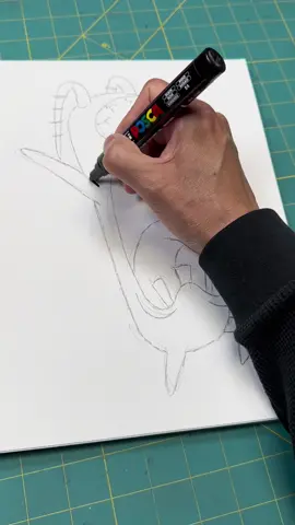 How to draw Plankton screaming #f #p #asmr #triggers #asmrsounds #satisfying #sounds #draw #howto 