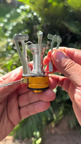 mini cocina para camping 🔥 #ministove #camping #campinghacks #exploracion #stove 