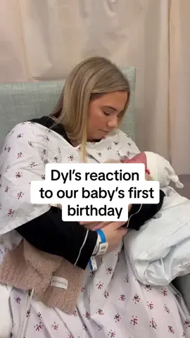 We can’t believe it has already been a year! 🥺  Happy first birthday to our baby boy! 💙 #shelbanddyl #husbandreacts #baby #firstbirthday #couples #relationships 