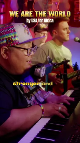 A powerful song with a powerful message. We originally performed our version of “We Are The World” for a charity event, and it has become a lasting addition to our set ever since. It’s an absolutely beautiful song and we hope it resonates hope and positivity with you this morning! #music #acousticcover #wearetheworld #coversong