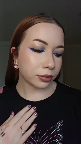 blue grunge eyelook! 🩵 I am obsessed with Chappell Roan 😍 #fyp #makeuptutorial #beauty #grunge 