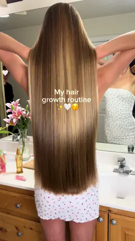 My hair growth routine for long, healthy & shiny hair ✨🎀 #haircare #hairtok #healthyhair #tessa #tessapeay #longhair #shinyhair #sephora #ulta #loreal  #matrix #biolage #hairtransformation #hairgrowth #twelvestephaircare #girlygirl #princesspolly #target #cottonon #urbanoutfitters #glossier #gisou #pinterest #aesthetic #goldenhair 