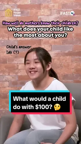 BTS exclusive: Mum was in the studio when her daughter said that she would spend the $100 in games. Needless to say, some questions were asked   This Mother's Day, we put our colleagues from iFAST Global Markets Singapore to the ultimate test — the mother-child chemistry test. How well do mothers know their children? #iFAST #mothersday #mothersday2024 #children #funny #motherhood #motherhoodstruggles #funnykids #cute #mothers 
