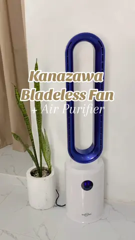 Safe na gamitin, lilinis pa hangin nyo! Air purifying bladeless fan ni Kanazawa! #bladelessfan #airpurifier #kanazawa 