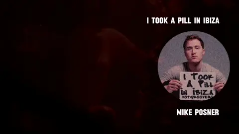 Mike Posner - I Took A Pill In Ibiza 🧡 #mikeposner #itookapillinibiza #classic #fypシ゚viral #capcut_edit #videolyrics #nostalgic #🧡 