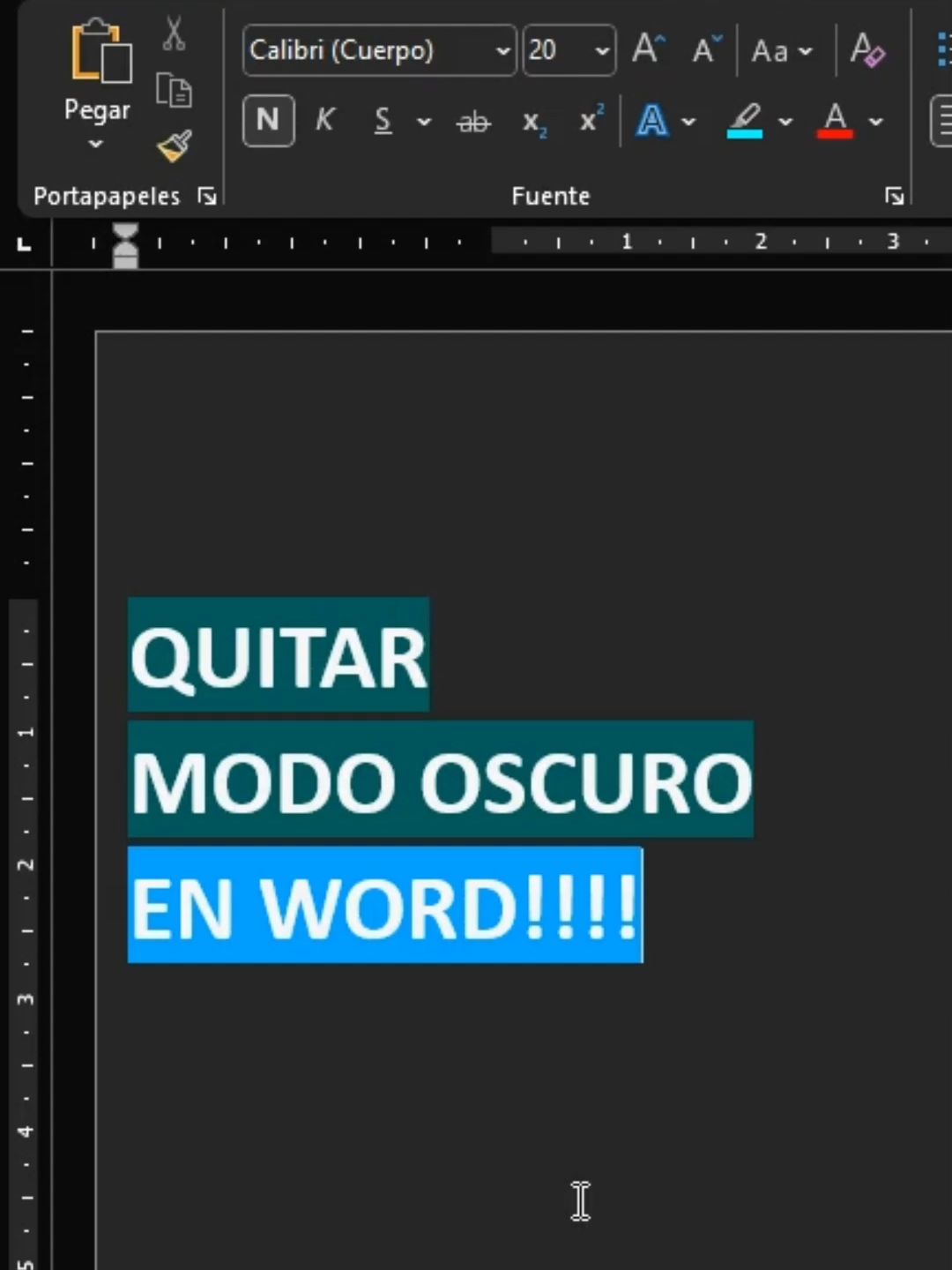💡¿Cómo iluminar Word?: 👉Desactiva el Modo Oscuro en 3 Pasos. ¡Dile adiós a la oscuridad en Word!👋✨ Aprende como quitar el modo oscuro de Word, con este tutorial rápido. #Tutoriales #Word #Microsoft #Productividad #TechTips #ModoOscuro #facilbyte