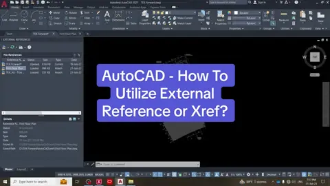 AutoCAD - How To Utilize External Reference or Xref? #learningwithtek #cambodia #autocad #cad #drawing #engineering #engineers #technicaldrawing #construction #fyp #foryou #foryoupage #xref 
