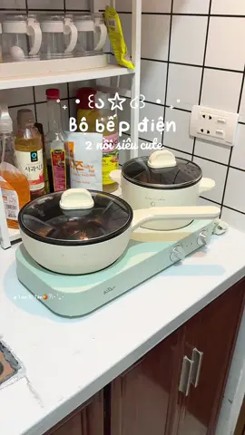 Bếp đôi lèm nồi Bear vừa xịn vừa xinh mà gọn bếp lắm #review #ancungtiktok #ancungtiktok #xuhuong #trending #viral #fypシ #food #mukbang #fyp #tientiton #foodfeshontiktok #LearnOnTikTok #bear 