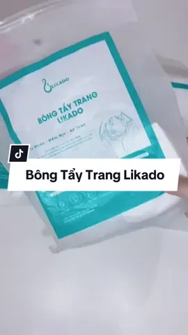 Bông tẩy trang 222 miếng Likado chất liệu Cotton ##bongtaytrang##likado##skincare##xuhuong##xh##fyp##viral