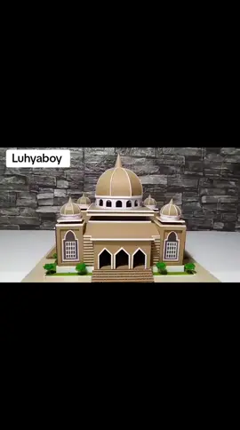 Simple Mosque made feom cardboard #islam #Madrass #viral #fyp #grow #moots #Mosque #duet #DIY 
