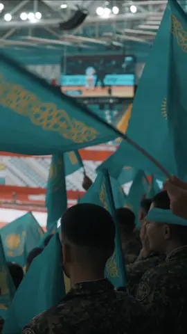 Sunshine on the flag, sunshine in the stadium! 🇰🇿☀️ Follow all the action on JudoTV.com 💻 #JudoAstana #Judo #Astana #Kazakhstan #Sport #Olympics #OlympicQualifiers #RoadToParis2024 #WJT #Harvest 