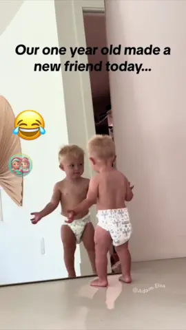 @Adam & Elea @Adam & Elea @My Petsie @My Petsie Mirror, Mirror on the Wall: Babies’ Hilarious Reflection Reactions! 👶🪞 #AdamAndElea  _______________ Explore our link in bio for the best kids & baby toys! 🛁🛍️🛒 _______________ Follow @adam.elea1 For More Daily Videos 🔥❤️  _______________ 🎥 Via : @ ??? _______________ Get ready for a dose of pure joy as these adorable babies encounter their reflections for the first time! From puzzled expressions to fits of giggles, watch their priceless reactions unfold in this heartwarming reel. Who knew the mirror could be such a source of entertainment? 😄❤️  _______________ Plz Dm for credit & removal 💬 _______________ Our social Media : 👇(contact on us Instagram    @adam.elea  _______________ #BabyMirrors #MirrorReactions #AdorableBabies #ReflectionReactions #BabyLaughs #HeartwarmingMoments #BabyExpressions #mirrormagic #Baby #Morror #FunnyBabies #Toddlerlife #BabyLove #BabyLover #FunnyKids #AmineBelhouari #MyBestie #MyPetsie #AdamAndElea 