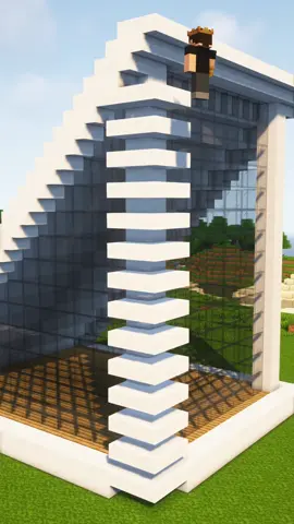 Triangular Modern House 🏡#Minecraft 
