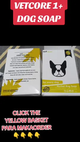 VETCORE+ HERBAL DOG SOAP NA SIYA NAKAKAGANDA SA BALAHIBO NG ATING MGA ASO KAYA CLICK THE YELLOW BASKET PARA MAKAORDER#vetcoreplus #vetcor #herbaldogsoap #DOGSOAP #SOAP#dog #DOG #dogs 