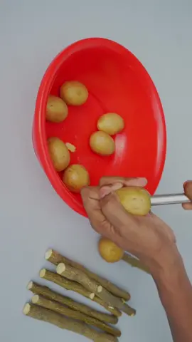 How to propagate lemon tree from cuttings with potatoes #plant #fypage #potatoes #growth #lemon #gardenproject #gardening #gardentok 
